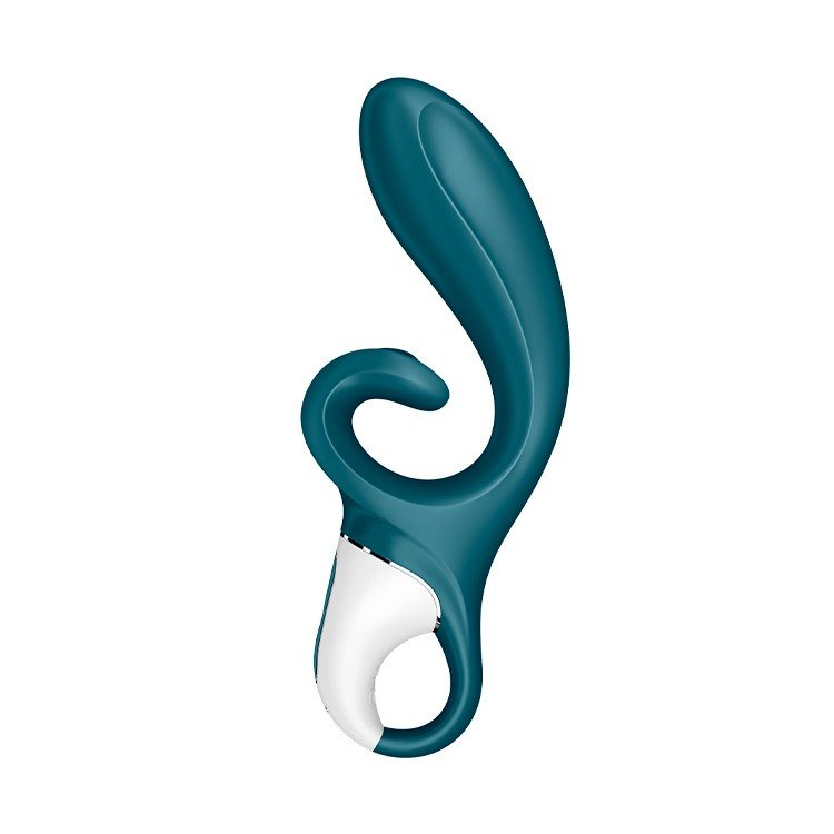 Vibrador Doble con App Satisfyer Hug Me Verde Vibrador Doble con App Satisfyer Hug Me Verde