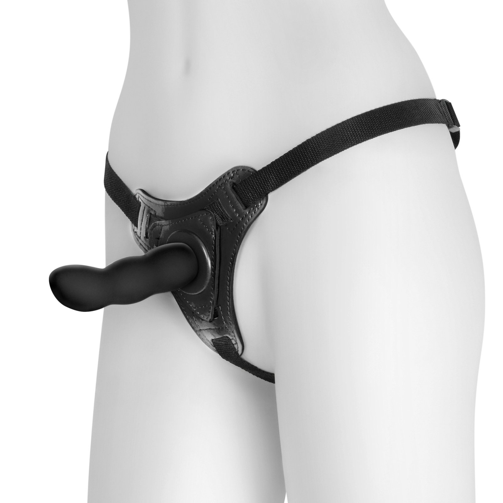 Arnés Universal con Dildo de Silicona Snapper Crushious Negro Arnés Universal con Dildo de Silicona Snapper Crushious Negro